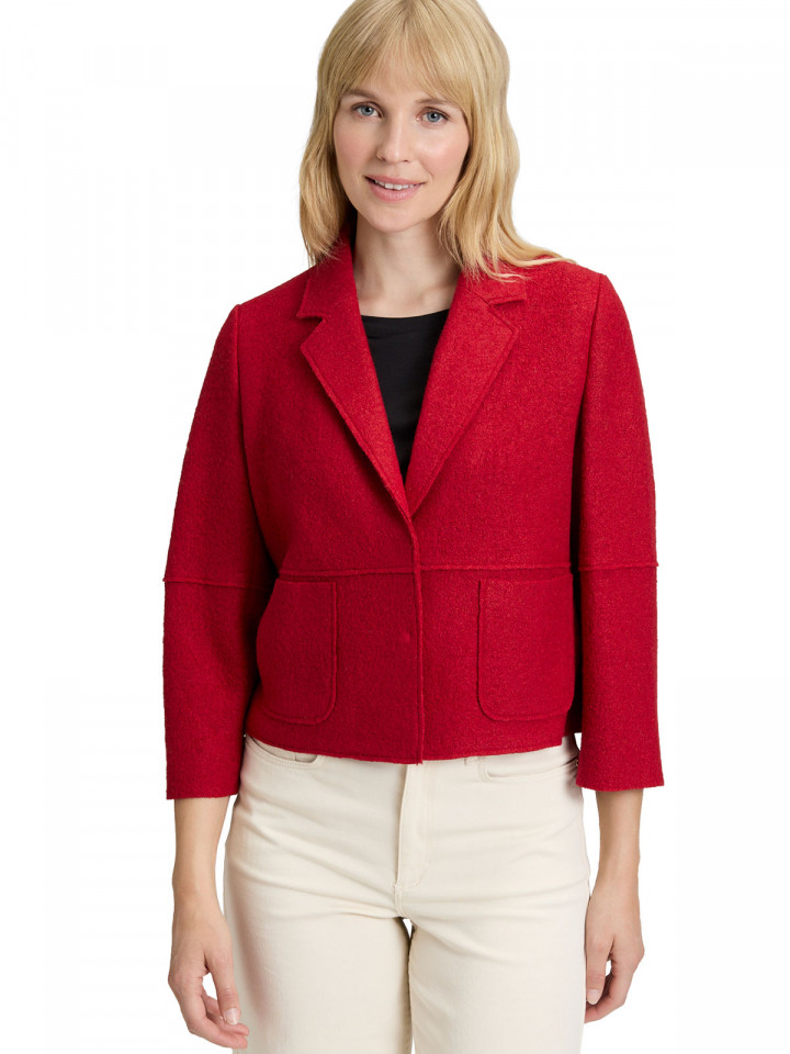 Jacka i strukturtyg röd från Betty Barclay