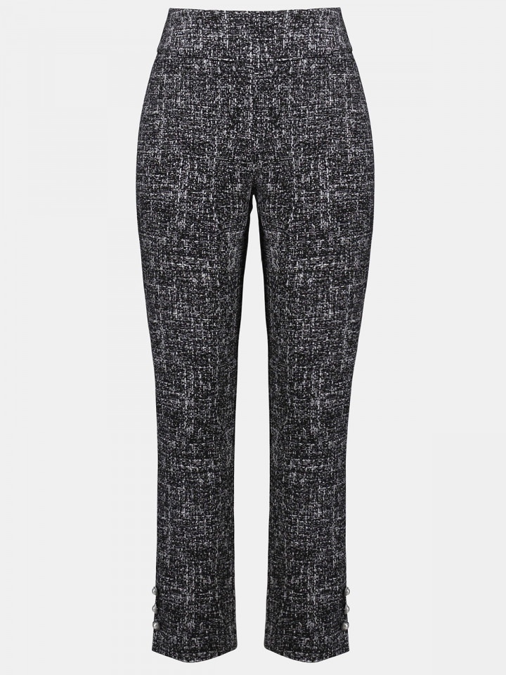 Byxa "tweed" svart/vit från Joseph...