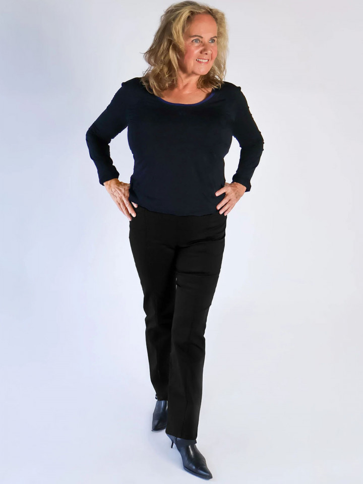 Mirakelbyxa Slender Svart från Laurie