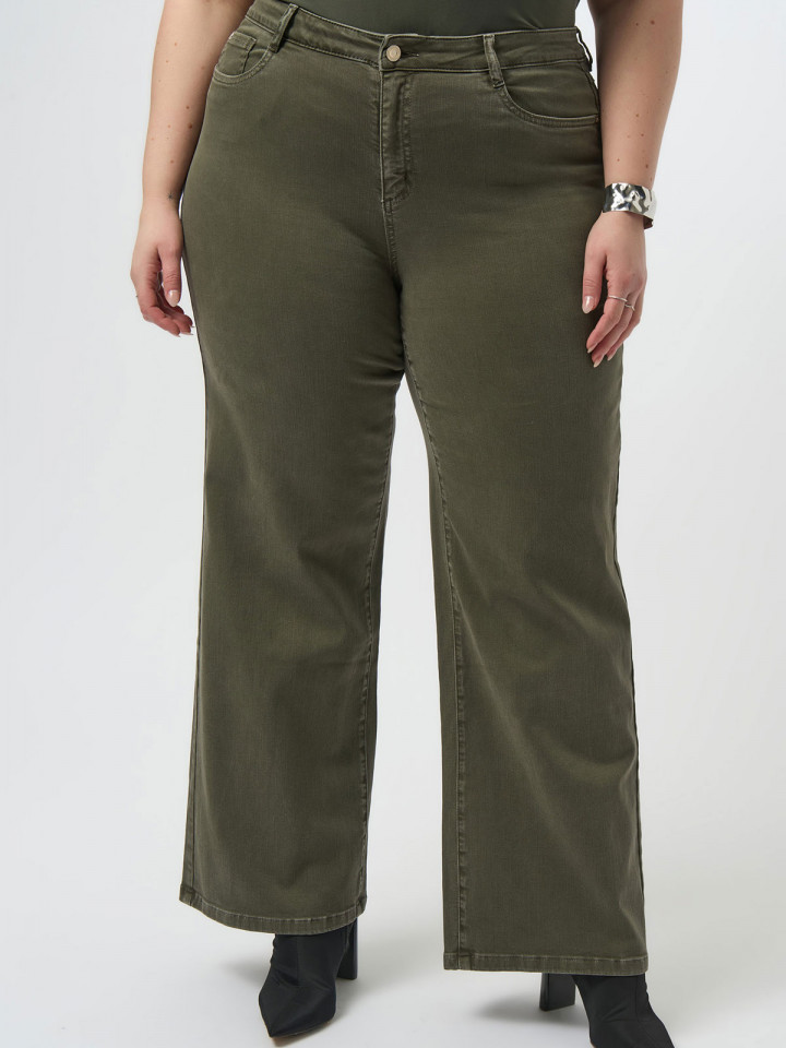 Vida jeans olivgrön från Joseph Ribkoff