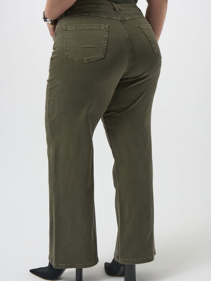 Vida jeans olivgrön från Joseph Ribkoff