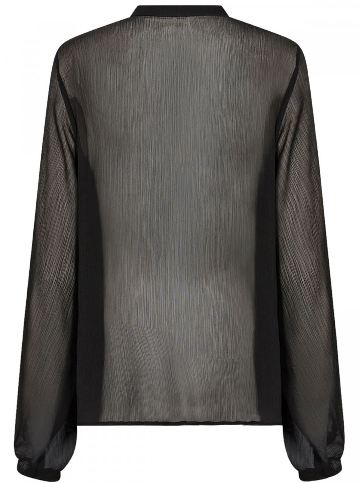 Chiffongblus Naia svart från SoyaConcept