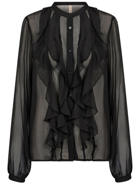 Chiffongblus Naia svart från SoyaConcept