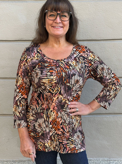 Topp Camel/rost/svart från Arimi