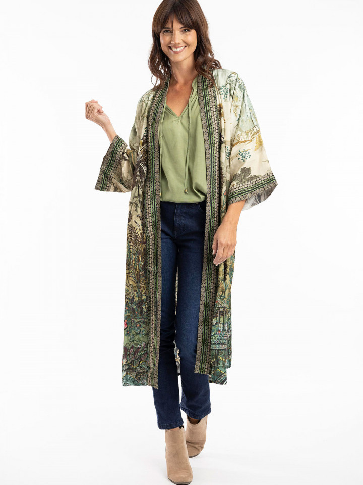 Kimono Petropolis grön från Escape