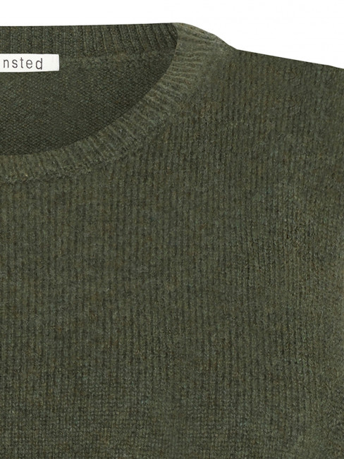 Stickad ullväst mitos grön från Mansted 2