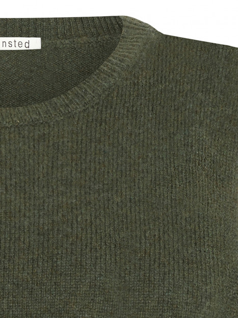 Stickad ullväst mitos grön från Mansted