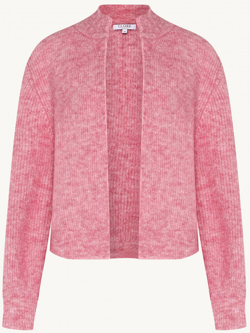 Mohairkofta rosa melerad från Claire