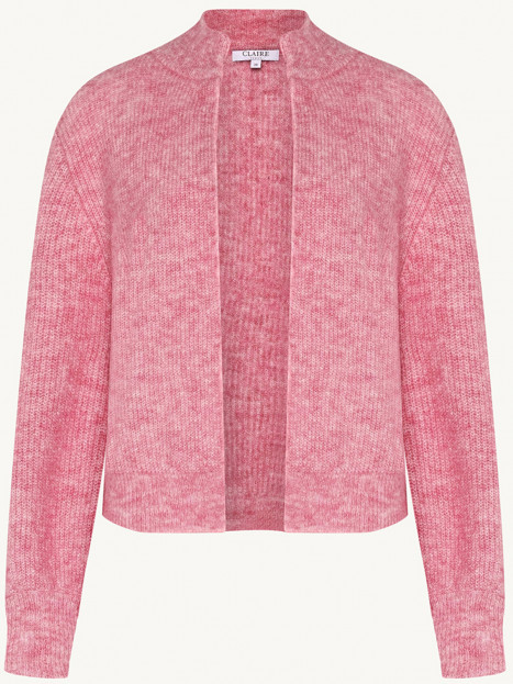 Mohairkofta rosa melerad från Claire