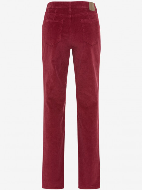 Manchesterbyxa Carola vinröd från Brax