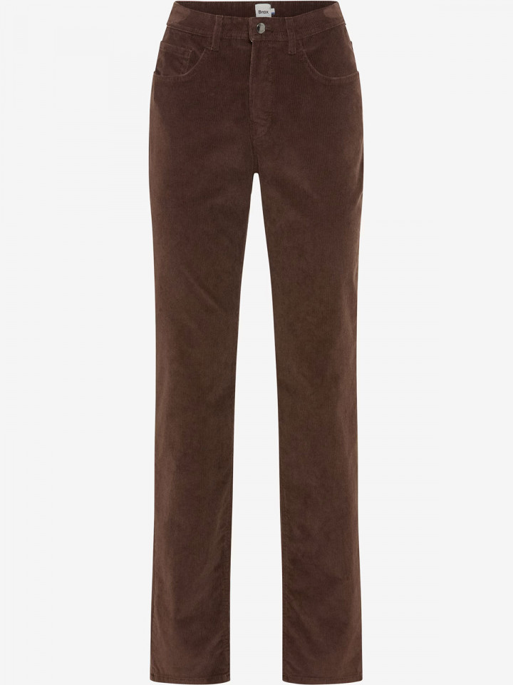 Manchesterbyxa Carola chokladbrun...