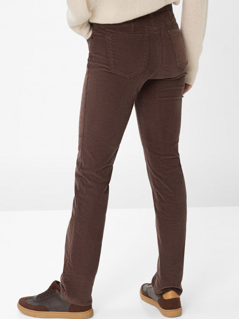 Manchesterbyxa Carola chokladbrun från Brax