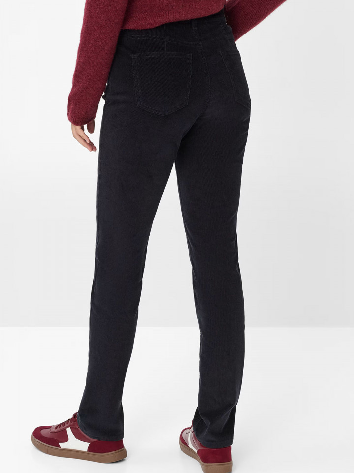 Manchesterbyxa Carola Svart från Brax