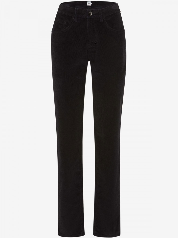 Manchesterbyxa Carola Svart från Brax