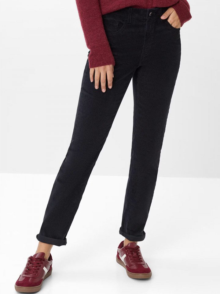 Manchesterbyxa Mary Svart från Brax