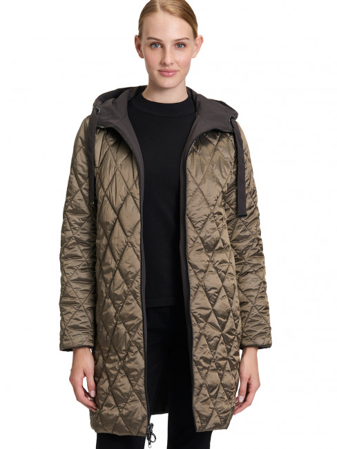 Vändbar täckkappa svart/guldgrön från Betty Barclay 2