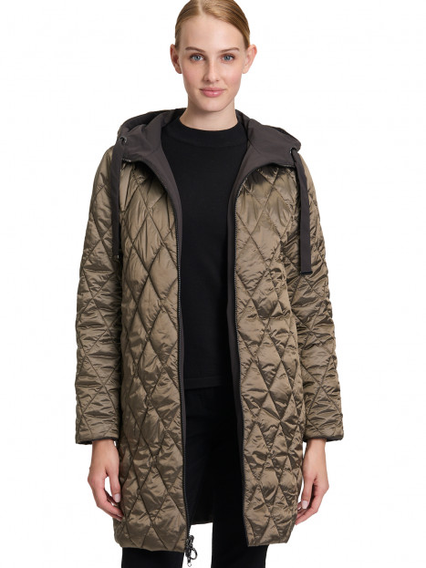 Vändbar täckkappa svart/guldgrön från Betty Barclay