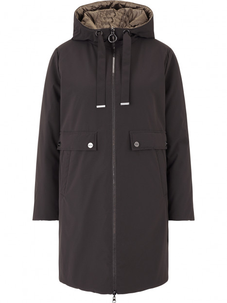 Vändbar täckkappa svart/guldgrön från Betty Barclay