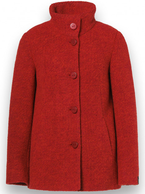 Kort ullkappa struktur röd från Milo