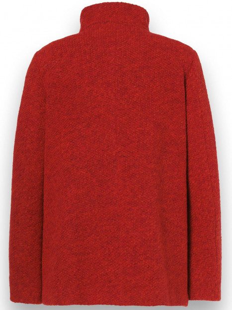 Kort ullkappa struktur röd från Milo