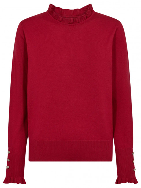 Finstickad tröja chili från FreeQuent