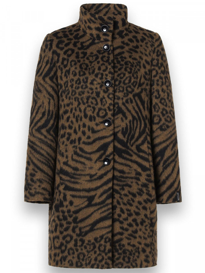 Knälång kappa leo från Milo