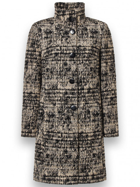 Tweedkappa svart/sand från Milo