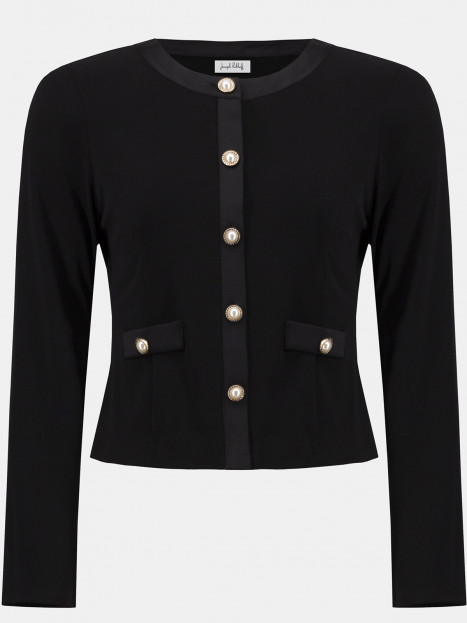 Trikåjacka pärlor svart från Joseph Ribkoff