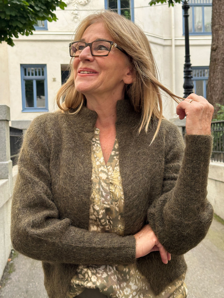 Satinblus grön från Claire