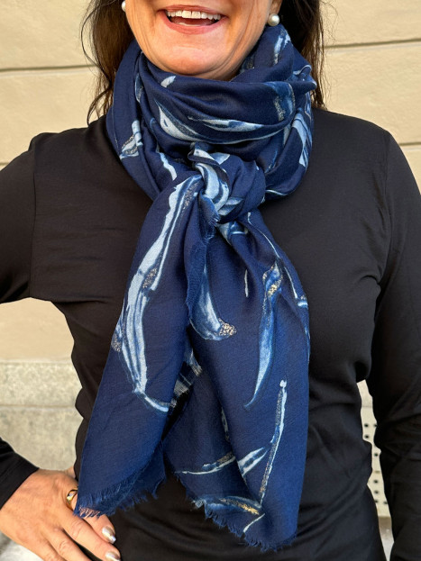 Sjal blå från 7East