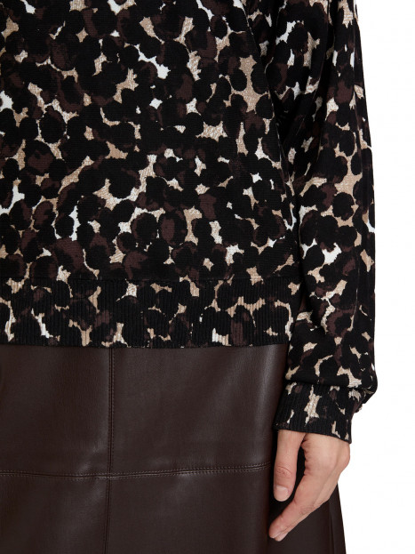 Finstickad kofta leo brun från Betty Barclay