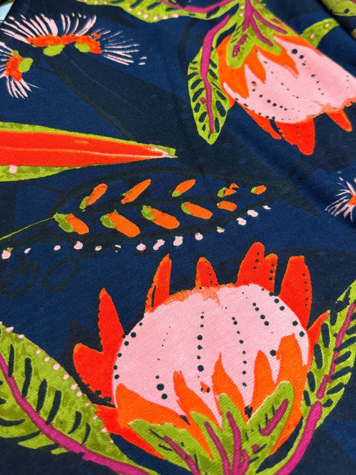 Trikåtopp Multi blad från Orientique