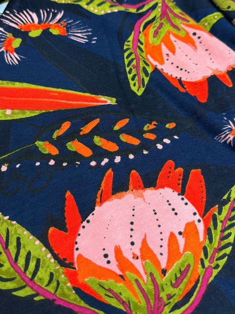 Trikåtopp Multi blad från Orientique