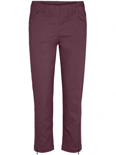 Mirakelbyxa Piper bomull vinröd 7/8 från LauRie