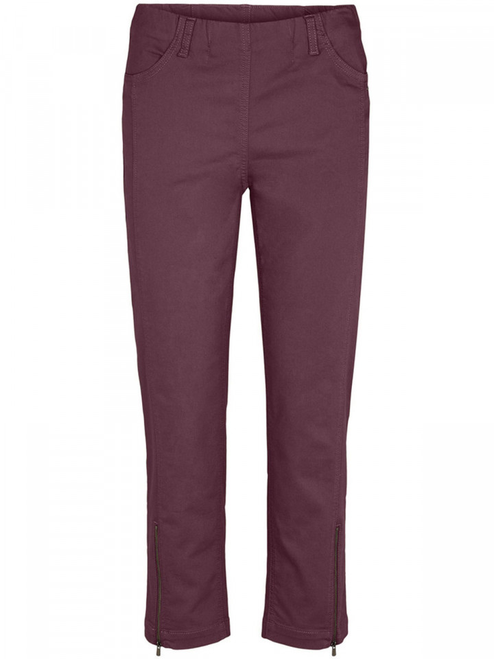 Mirakelbyxa Piper bomull vinröd 7/8 från LauRie