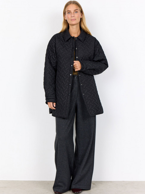 Quiltad täckjacka Fenya svart från SoyaConcept 2