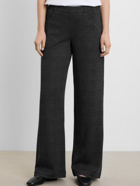 Mirakelbyxa Donna svart/grå rutig från LauRie