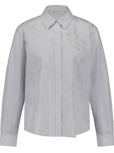 Blus smalrandig blå och silverdekor från Gerry Weber