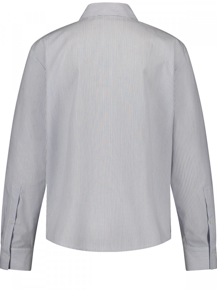 Skjorta smalrandig blå och...