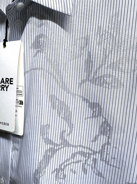 Skjorta smalrandig blå och silverdekor från Gerry Weber