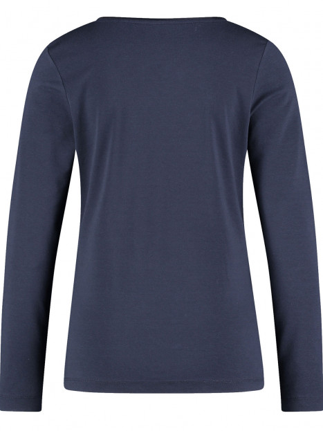 Topp med satinkant marin från Gerry Weber