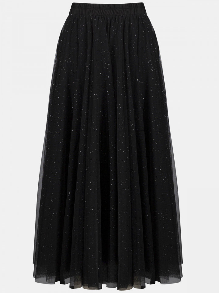 Ljuvlig tyllkjol med miniglitter...