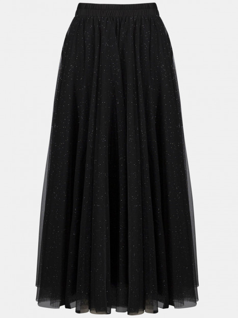 Ljuvlig tyllkjol med miniglitter svart från Joseph Ribkoff