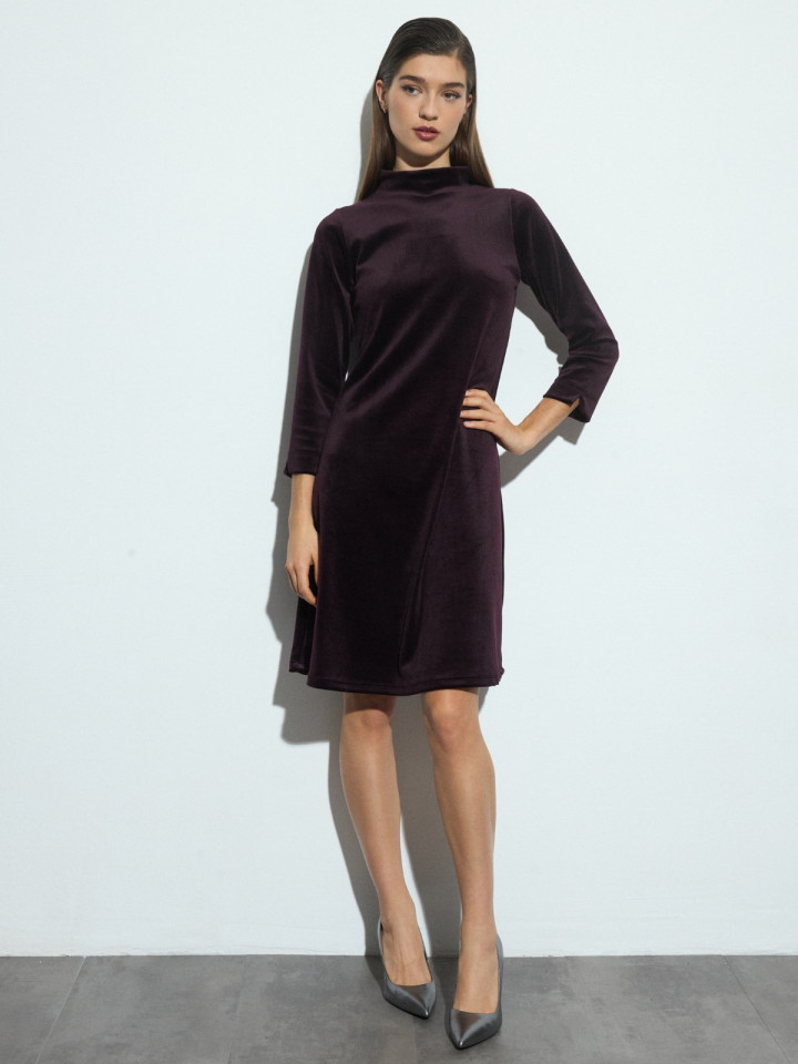 Sammetsklänning bigerra wine från Tinta Style