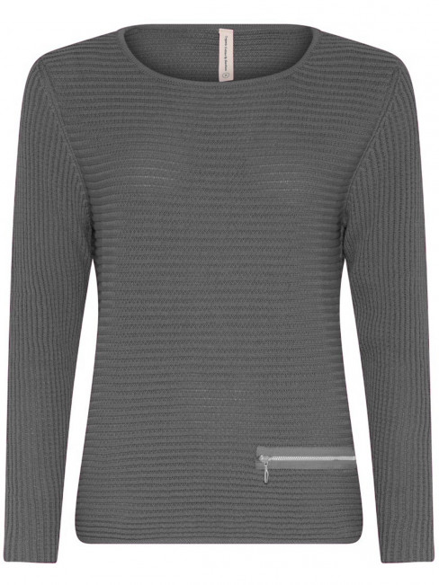 Tröja Zip grå från Skovhuus