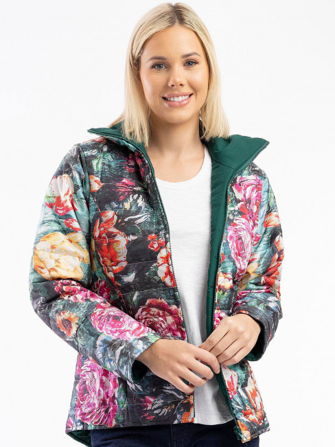 Vändbar täckjacka multi från Orientique