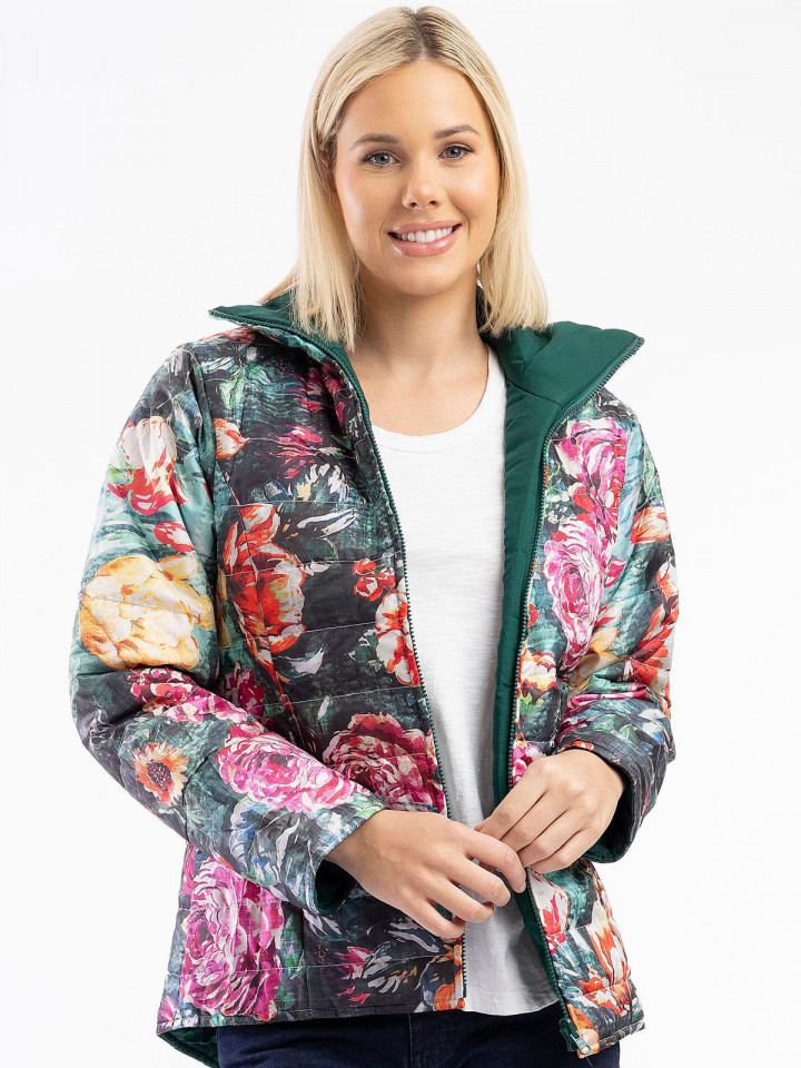 Vändbar täckjacka multi från Orientique