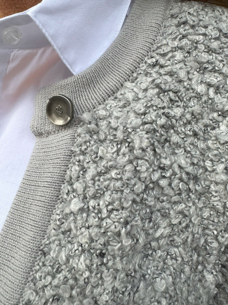 Texturkofta grå från Red Button