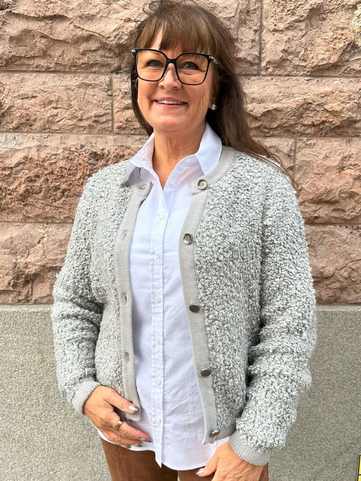 Texturkofta grå från Red Button