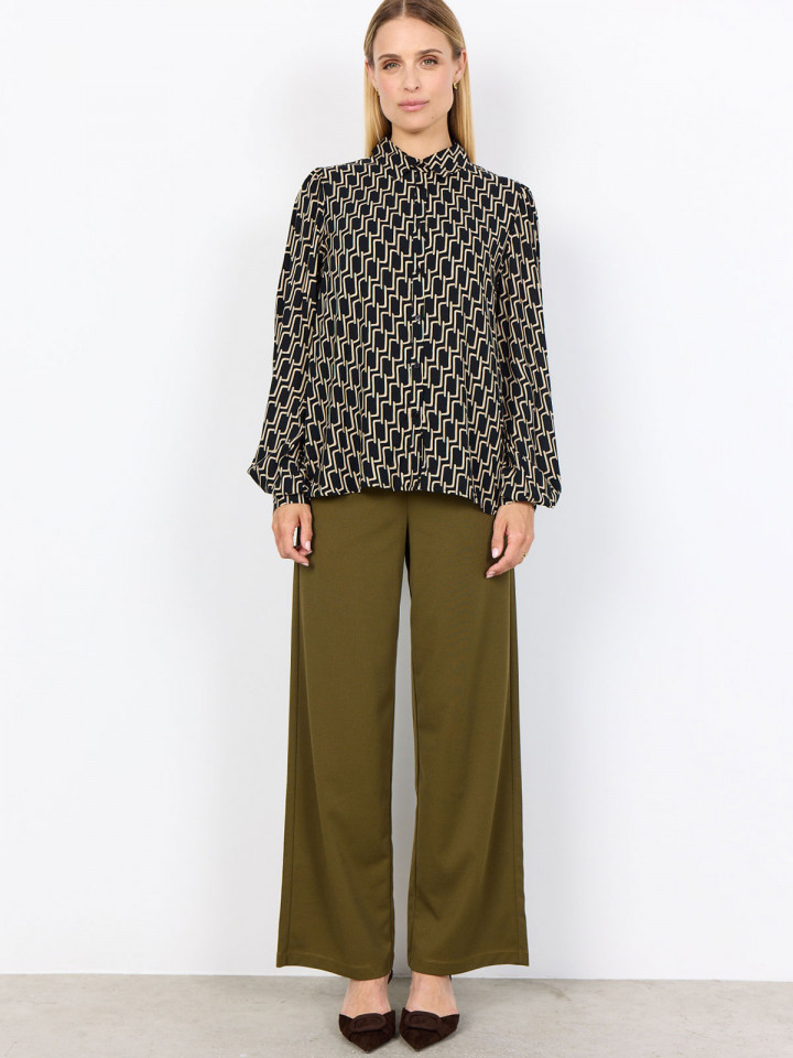 Viskosblus Varla svart från SoyaConcept